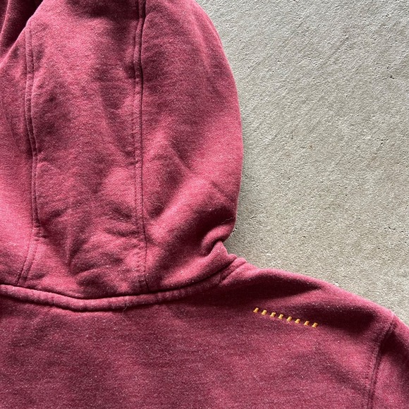 Ariat Rebar Graphic Hood Sweatshirt Women's Medium Red Hoodie Workwear - Picture 6 of 8